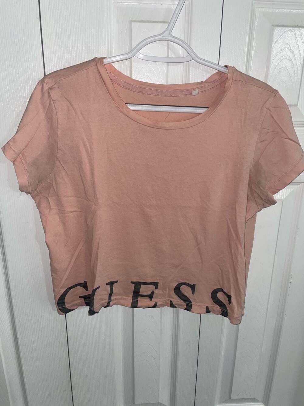 GUESS Pink Crop Top